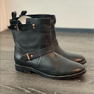 Joie Hoxton Leather Moto-Style Boot